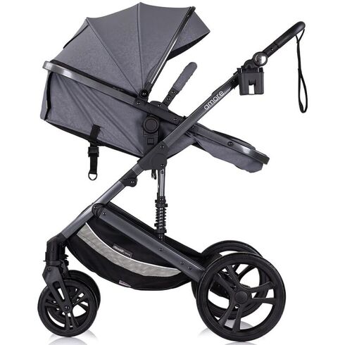Carucior Chipolino Amore 2 in 1 cloud grey, Culoare: Gri, Model: 2 in 1,poza 5