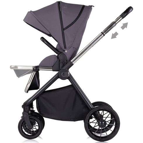 Carucior Chipolino Encanto 3 in 1 cloud, Culoare: Mov, Model: 3 in 1,poza 6