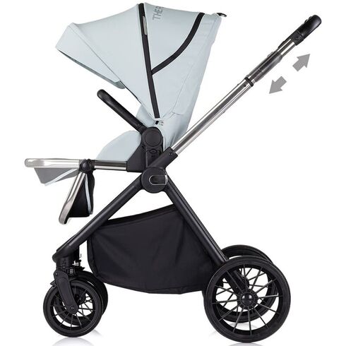 Carucior Chipolino Encanto 3 in 1 basil, Culoare: Turquoise, Model: 3 in 1,poza 6