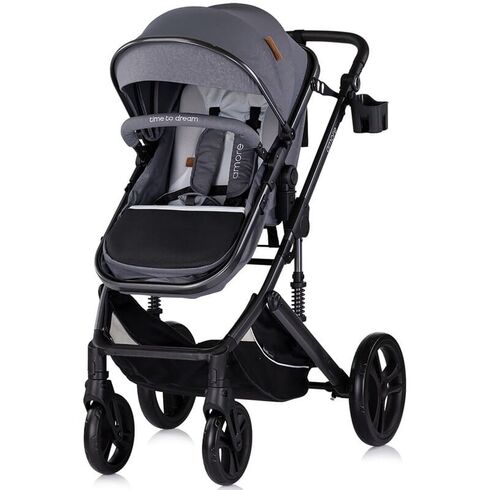 Carucior Chipolino Amore 2 in 1 cloud grey, Culoare: Gri, Model: 2 in 1,poza 2