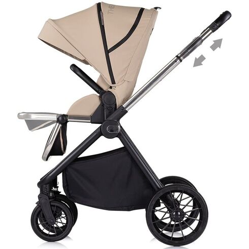 Carucior Chipolino Encanto 3 in 1 tiramisu, Culoare: Crem, Model: 3 in 1,poza 6  - ExclusivMAG.ro Carucior Chipolino Encanto 3 in 1 tiramisu, Culoare: Crem, Model: 3 in 1,poza 6