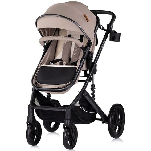 Carucior Chipolino Amore 3 in 1 tiramisu, Culoare: Crem, Model: 3 in 1,poza 3