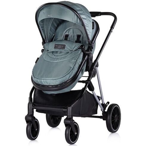 Carucior Chipolino Aura 2 in 1 basil, Culoare: Verde, Model: 2 in 1,poza 3