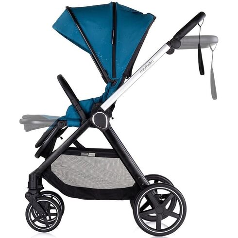Carucior Chipolino Marbella 3 in 1 oasis, Culoare: Albastru, Model: 3 in 1,poza 4