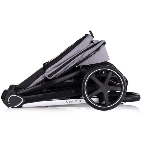 Carucior Chipolino Marbella 3 in 1 cloud grey, Culoare: Gri, Model: 3 in 1,poza 8