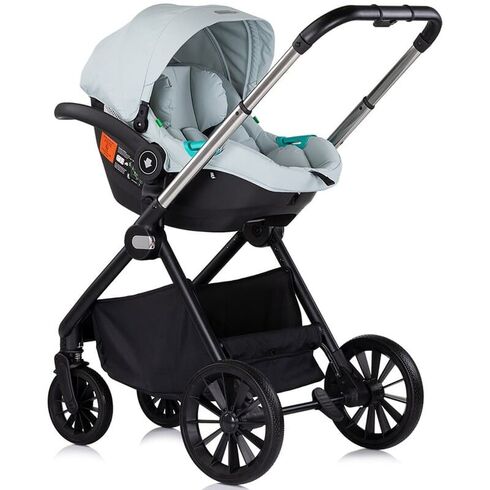 Carucior Chipolino Encanto 3 in 1 basil, Culoare: Turquoise, Model: 3 in 1,poza 10