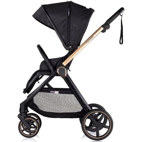 Carucior Chipolino Marbella 3 in 1 blackberry, Culoare: Negru, Model: 3 in 1,poza 5