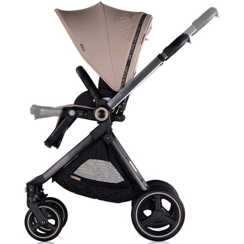 Carucior Chipolino Elite 3 in 1 tiramisu, Culoare: Crem, Model: 3 in 1,poza 6
