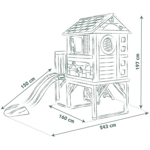 Casuta pentru copii Smoby Life pe piloni,poza 2