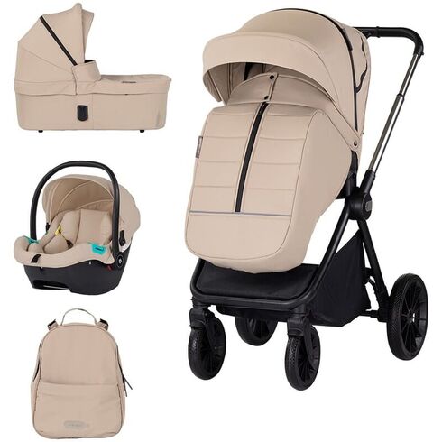 Carucior Chipolino Encanto 3 in 1 tiramisu, Culoare: Crem, Model: 3 in 1