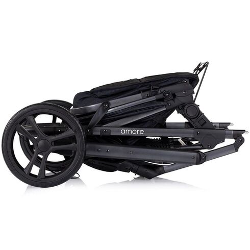 Carucior Chipolino Amore 2 in 1 blackberry, Culoare: Negru, Model: 2 in 1,poza 8