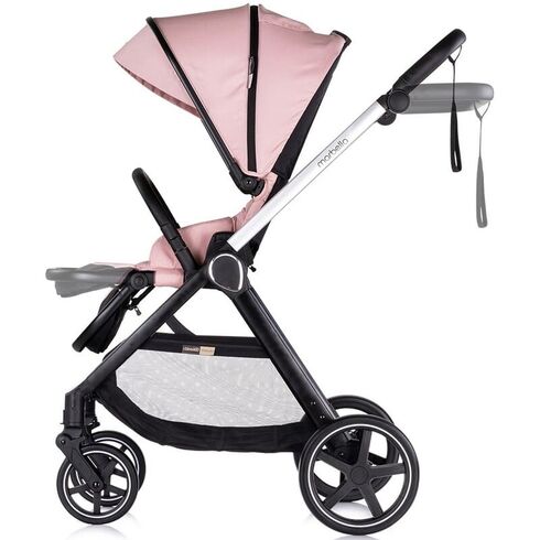 Carucior Chipolino Marbella 3 in 1 pink marshmallow, Culoare: Roz, Model: 3 in 1,poza 5