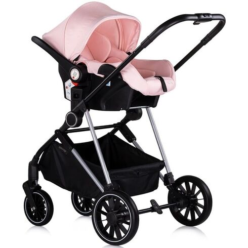 Carucior Chipolino Aura 3 in 1 pink marshmallow, Culoare: Roz, Model: 3 in 1,poza 8