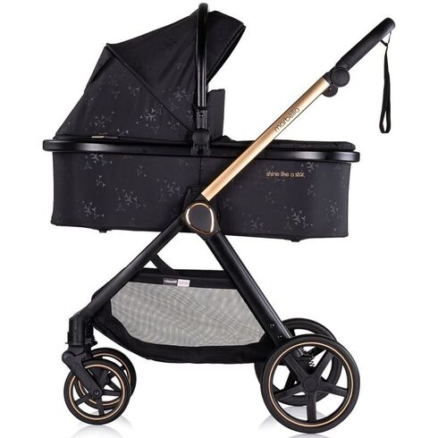 Carucior Chipolino Marbella 3 in 1 blackberry, Culoare: Negru, Model: 3 in 1,poza 3