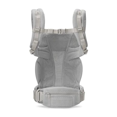 Marsupiu Omni Deluxe Mesh Pearl Grey Ergobaby, Culoare: Gri deschis,poza 4