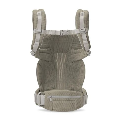 Marsupiu Omni Deluxe Mesh Soft Olive Ergobaby, Culoare: Crem,poza 2