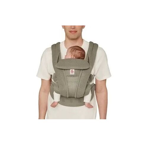 Marsupiu Omni Deluxe Mesh Soft Olive Ergobaby, Culoare: Crem,poza 4