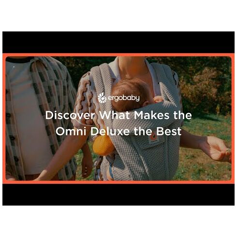 Marsupiu Omni Deluxe Mesh Onyx Black Ergobaby, Culoare: Negru,poza 5