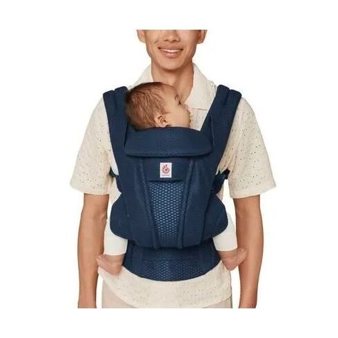 Marsupiu Omni Deluxe Mesh Midnight Blue Ergobaby, Culoare: Albastru,poza 2