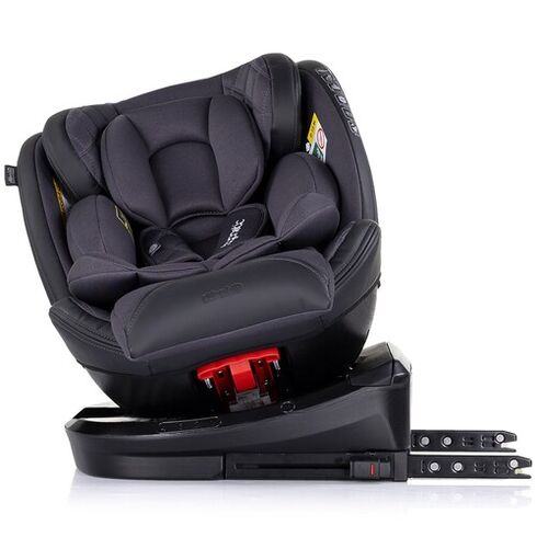 Scaun auto Chipolino Hypnotic I-Size 40-150 cm cu sistem Isofix si sezut rotativ anthracite, Culoare: Gri/Negru, Grupa: 0-36kg (0 luni - 12 ani),poza 4