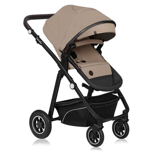Carucior 3 in 1, Lionelo, Bianka, Pana la 22 kg, 0 luni+, Bej, Culoare: Crem, Model: 3 in 1,poza 3