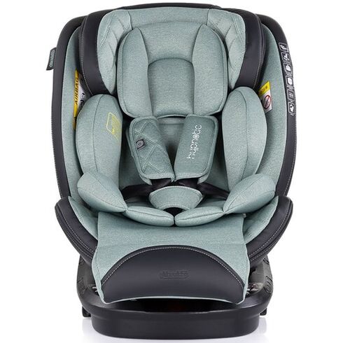 Scaun auto Chipolino Hypnotic I-Size 40-150 cm cu sistem Isofix si sezut rotativ basil, Culoare: Verde, Grupa: 0-36kg (0 luni - 12 ani),poza 2