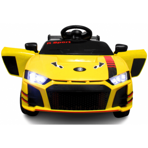 Masinuta electrica cu telecomanda si functie de balansare Cabrio A1 R-Sport - Galben, Culoare: Galben, Capacitate acumulator: 6V,poza 2  - ExclusivMAG.ro Masinuta electrica cu telecomanda si functie de balansare Cabrio A1 R-Sport - Galben, Culoare: Galben, Capacitate acumulator: 6V,poza 2