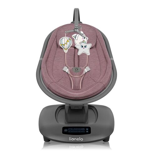 Balansoar si sezlong, Lionelo, Blossom, Cu telecomanda, Pana la 9 kg, Mov, Culoare: Mov,poza 2