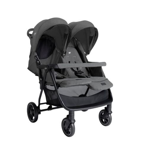 Carucior de gemeni Joie Estrella Ebony, Culoare: Gri, Model: gemeni,poza 2