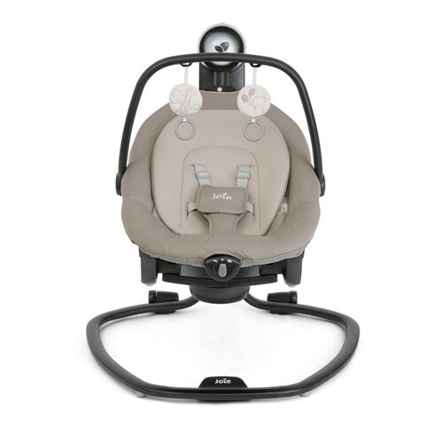 Leagan si balansoar rotativ Joie Serina 2 in 1 Hazelnut, Culoare: Crem,poza 4