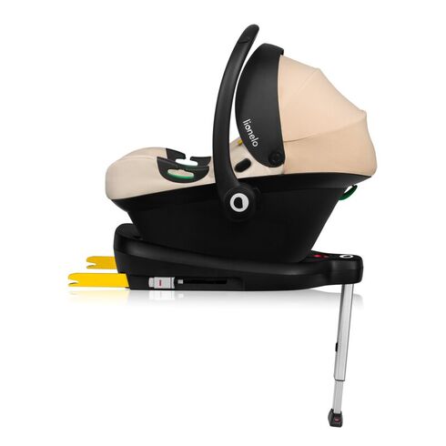 Scoica auto, Lionelo, i-Size Astrid, Include baza Isofix, 0-13 Kg, 40-87 cm, Testat ADAC, Conform cu R129, Bej, Culoare: Bej, Grupa: 0-13kg (0 luni - 12 luni),poza 4