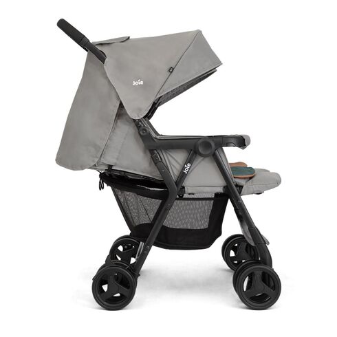 Carucior de gemeni Joie Aire Twin Pebble, Culoare: Gri,poza 5