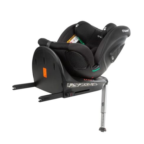 Scaun auto cu ISOFIX Kidwell GoCar, grupa 40-135 cm, i-Size, omologare R129 - Negru, Culoare: Negru, Grupa: 0-36kg (0 luni - 12 ani),poza 4