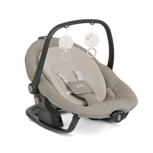 Leagan si balansoar rotativ Joie Serina 2 in 1 Hazelnut, Culoare: Crem,poza 3