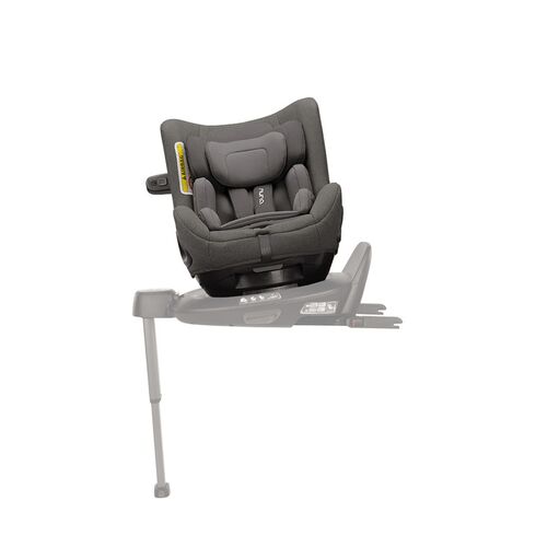 Nuna - Set Scaun auto rotativ i-Size TODL next Thunder, 40-105 cm + Baza isofix BASE next i-Size pentru TODL next, testat ADAC, Culoare: Gri, Grupa: 0-18kg (0 luni - 4 ani),poza 4