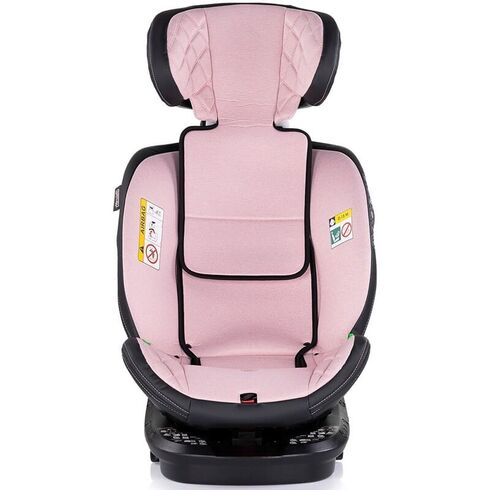 Scaun auto Chipolino Hypnotic I-Size 40-150 cm cu sistem Isofix si sezut rotativ pink marshmallow, Culoare: Roz, Grupa: 0-36kg (0 luni - 12 ani),poza 3