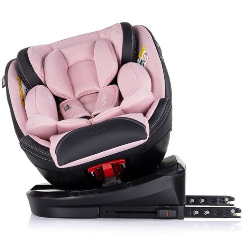 Scaun auto Chipolino Hypnotic I-Size 40-150 cm cu sistem Isofix si sezut rotativ pink marshmallow, Culoare: Roz, Grupa: 0-36kg (0 luni - 12 ani),poza 6