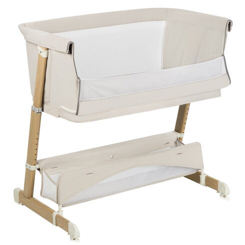 Patut co-sleeper, Lionelo, Thomi Plus, 5 in 1, Multifunctional, Bej, Culoare: Bej, Dimensiuni: 95x65,poza 4