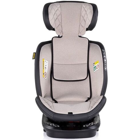 Scaun auto Chipolino Hypnotic I-Size 40-150 cm cu sistem Isofix si sezut rotativ tiramisu, Culoare: Crem, Grupa: 0-36kg (0 luni - 12 ani),poza 4  - ExclusivMAG.ro Scaun auto Chipolino Hypnotic I-Size 40-150 cm cu sistem Isofix si sezut rotativ tiramisu, Culoare: Crem, Grupa: 0-36kg (0 luni - 12 ani),poza 4