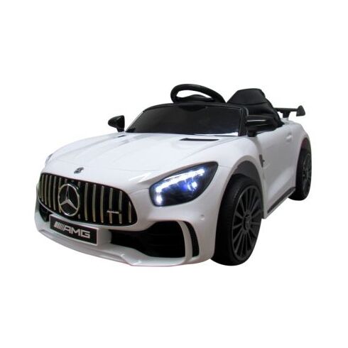 Masinuta electrica cu telecomanda Mercedes AMG GTR-S R-Sport - Alb, Culoare: Alb, Capacitate acumulator: 12V,poza 2