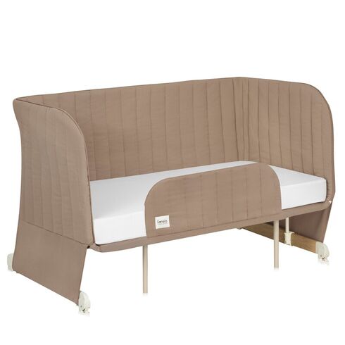 Patut co-sleeper, Lionelo, Thomi Plus, 5 in 1, Multifunctional, Maro, Culoare: Maro, Dimensiuni: 95x65,poza 9