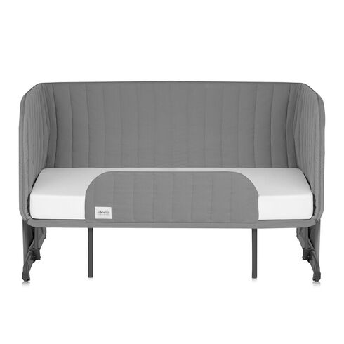 Patut co-sleeper, Lionelo, Thomi Plus, 5 in 1, Multifunctional, Gri, Culoare: Gri, Dimensiuni: 95x65,poza 6
