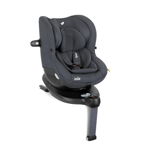 Scaun auto Joie i-Spin 360° Moonlight, 40-105 cm, testat ADAC si certificat R129, Culoare: Gri deschis, Grupa: 0-18kg (0 luni - 4 ani)