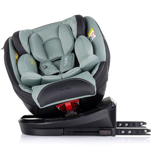 Scaun auto Chipolino Hypnotic I-Size 40-150 cm cu sistem Isofix si sezut rotativ basil, Culoare: Verde, Grupa: 0-36kg (0 luni - 12 ani),poza 5