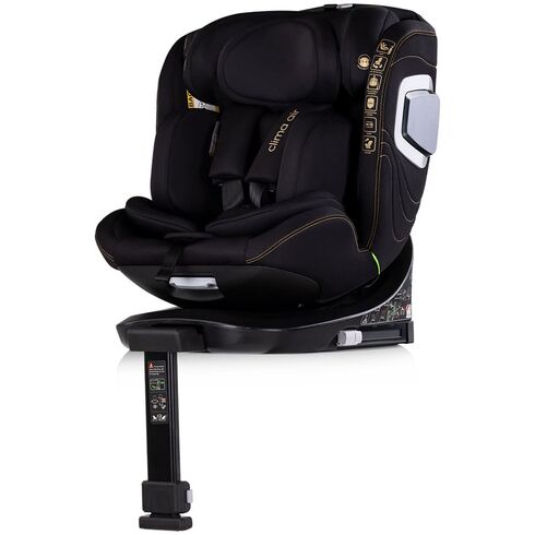 Scaun auto Chipolino Clima Air I-Size 40-150 cm cu sistem Isofix si sezut rotativ blackberry, Culoare: Negru, Grupa: 0-36kg (0 luni - 12 ani),poza 2