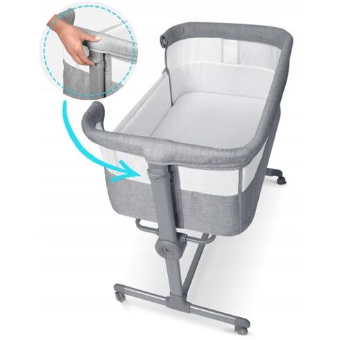 Patut cu laterala culisanta Nukido NK-243 - Gri,poza 5