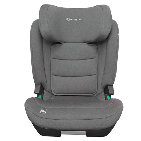 Scaun auto Appekids, I-SIZE, 100 -150 cm, Q-Fix - Grey, Culoare: Gri, Grupa: 15-36kg (4 ani - 12 ani),poza 3