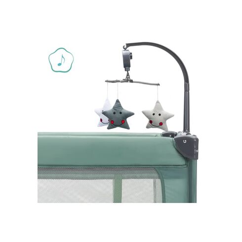 Patut pliabil Capri green Fillikid, Culoare: Verde, Dimensiuni: 120x60,poza 9