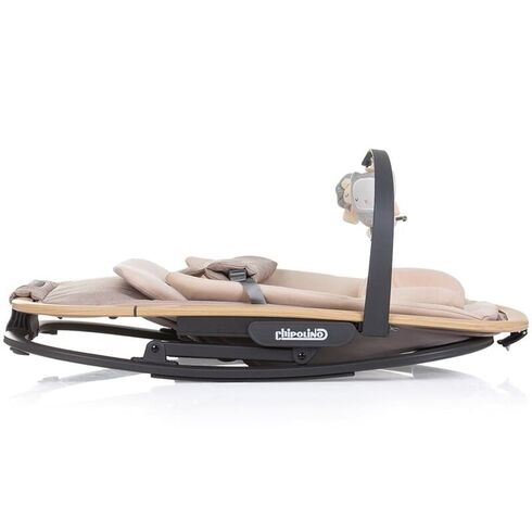Scaunel balansoar Chipolino Senso biscotta wood, Culoare: Crem,poza 5