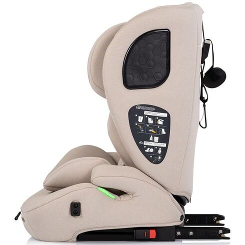 Scaun auto Chipolino Tycoon Iso I-Size 76-150 cm cu sistem Isofix tiramisu, Culoare: Crem, Grupa: 9-36kg (9 luni - 12 ani),poza 4  - ExclusivMAG.ro Scaun auto Chipolino Tycoon Iso I-Size 76-150 cm cu sistem Isofix tiramisu, Culoare: Crem, Grupa: 9-36kg (9 luni - 12 ani),poza 4